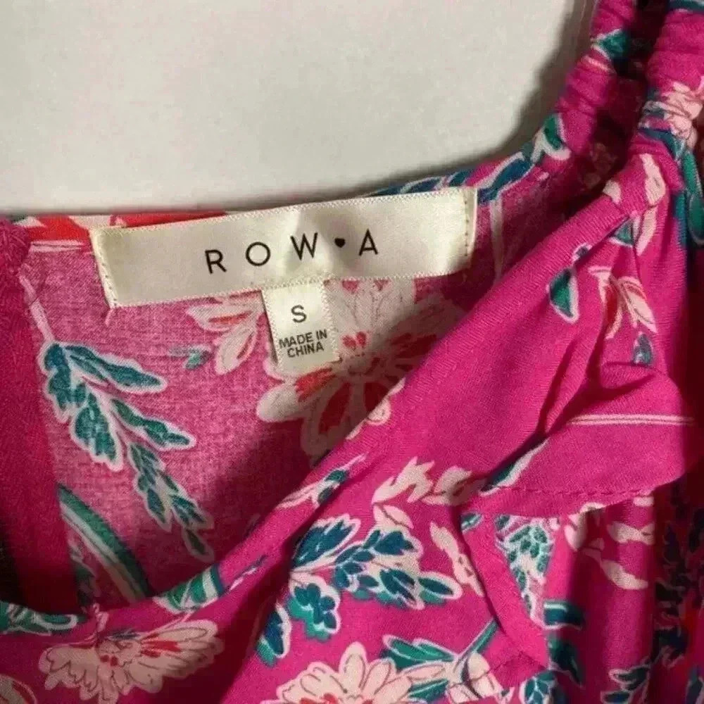 ROW A Ruffle‎ Mini Dress Size Small - Picture 3 of 8